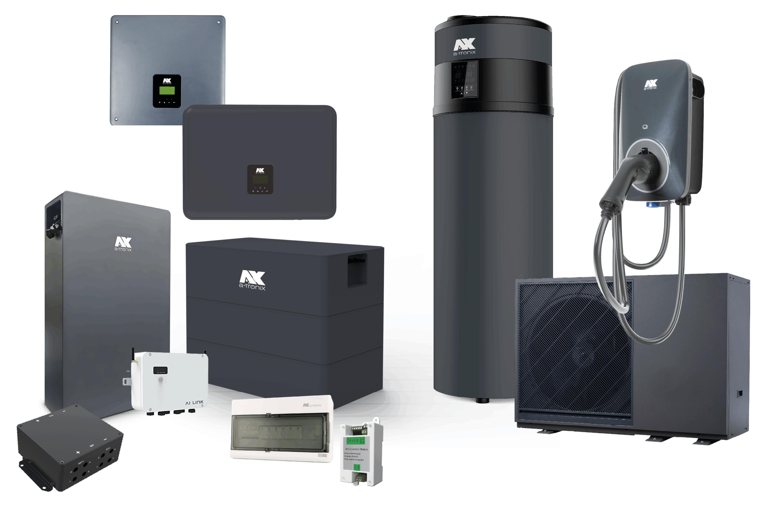 Photovoltaik-Produkte der Serie AX von a-TroniX.